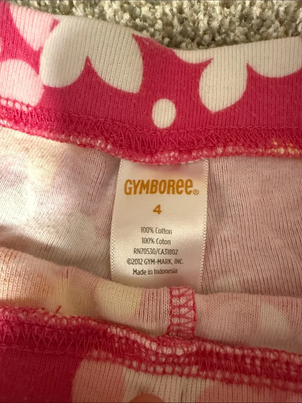 Gymboree vibrant pink